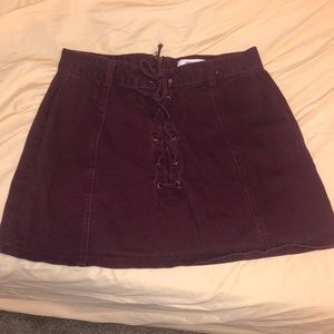 🌶 Burgundy Skirt 🌶